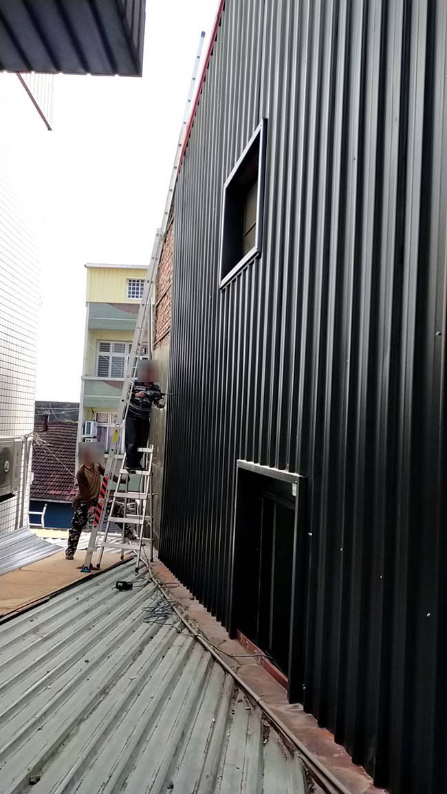 新竹外牆穿鐵皮防水